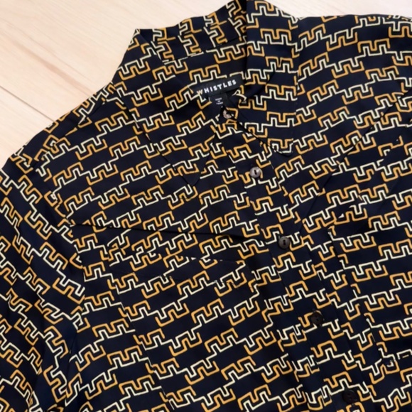 WHISTLES Tangle Check Shirt - Picture 5 of 7